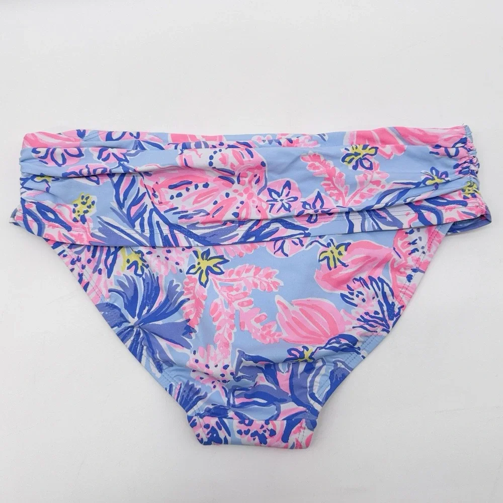 LILLY PULITZER Lagoon Sarong Bikini Bottom  